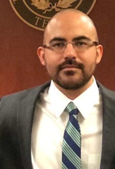 Attorney Jose “Joey” Olivarez III at the Hidalgo County courthouse